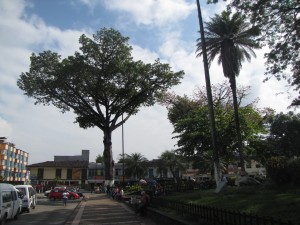 Plaza céntrica de Chinchina