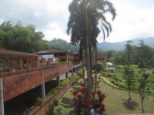 Sede del Cenicafé en medio de un parque natural