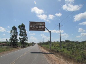 Llegando a nuestro destino procedentes de Sao Luis