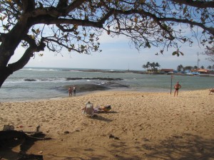 Playa en el centro de Guarapari