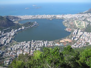 Ipanema y Lagoa desde el Cristo